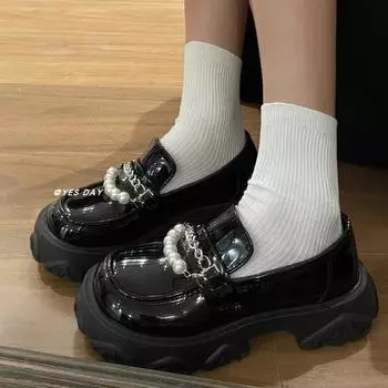 Модные женские туфли однотонные с бусинами универсальные квадратные каблуки темпераментные весенние и осенние женские туфли Zapatos Mujer 35