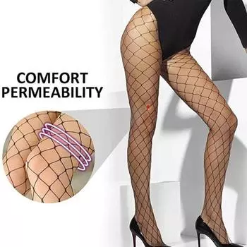 Модные женские туфли женские черные сетчатые ажурные колготки полые колготки чулки подарок One Size