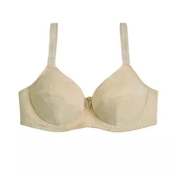 Модные женские удобные бюстгальтеры DaiNaFang с v-образным вырезом без подкладок на косточках, минимайзер, нижнее белье, чашка DEF, большие размеры, нижнее белье BH 80D белый