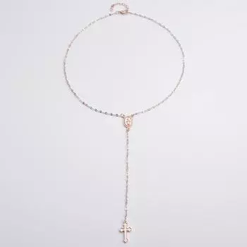 Модные женские украшения в стиле бохо из простого золотого сплава, свадебные украшения, модное длинное ожерелье с подвеской, 1 шт., серебро, розовое золото, круглая ожерелье золотой