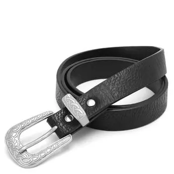 Модные женские винтажные металлические ремни из искусственной кожи в стиле бохо, новые пояса с одной пряжкой