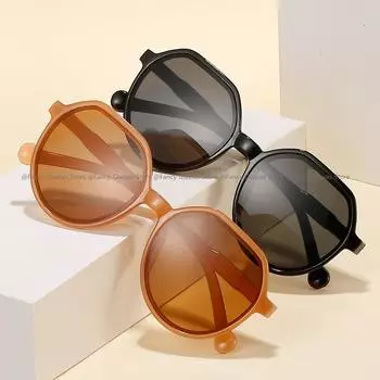 Модные женские винтажные солнцезащитные очки с круглой оправой, унисекс, с защитой от ультрафиолета, модные уличные очки, мужские классические антибликовые солнцезащитные очки для вождения as picture зелёный