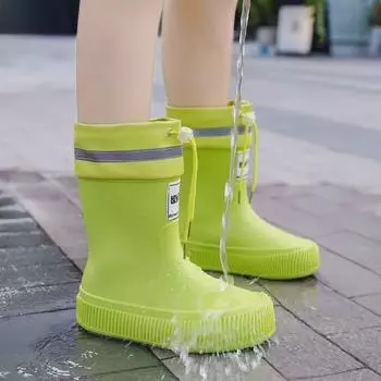 Модные женские водонепроницаемые резиновые сапоги 2024 года — нескользящие, удобные и прочные для кемпинга Size 40-41