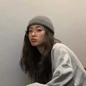 Модные женские вязаные шапки Skullies Beanies Новая осень-зима теплая шапка-бини с манжетами Ins Goth Вязаные шапки Мужские шапки Skullies Вязаные шапочки Skullies one size