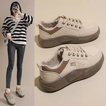 Модные женские вулканизированные туфли, весенние, модные, удобные, увеличивающие рост, повседневные туфли, студенческие, для девочек, маленькие белые туфли, женские кроссовки 35 хаки