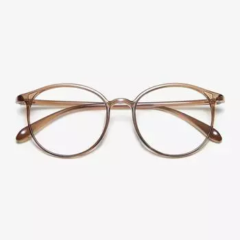 Модные женские зеленые круглые прозрачные линзы, очки для близорукости, прозрачная оправа для близорукости, очки с защитой от синего луча, диоптрийная близорукость flat lens