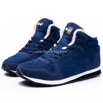 Модные женские зимние сапоги, белые меховые теплые зимние сапоги для девочек, зимние ботильоны больших размеров, женские кроссовки, мужская обувь, повседневная обувь 35