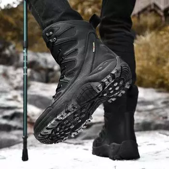 Модные зимние ботинки Moipheng, женские качественные ПУ с круглым носком, модные мотоциклетные ботинки до середины голени, теплые плюшевые туфли на платформе, Zapatos Para Mujer 36 бежевый