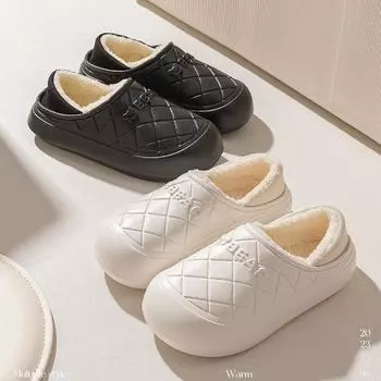 Модные зимние мужские тапочки, женские меховые тапочки, зимняя домашняя обувь для женщин, плюшевая теплая женская обувь для дома 2024 года, повседневная домашняя обувь для мужчин 36 -37(Suit 35-36) хаки