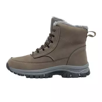 модные зимние новые мужские кашемировые и толстые короткие сапоги теплые высокие уличные зимние сапоги мужские хлопковые туфли большого размера 48 39