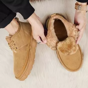 Модные зимние теплые зимние ботинки Минималистичные босые кроссовки Водонепроницаемые босые ботинки Повседневные ботильоны Кроссовки для бега по пересеченной местности 39 чёрный