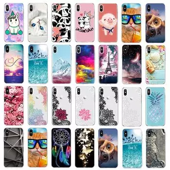 Модный 3D милый мягкий силиконовый защитный чехол из ТПУ для iPhone Samsung Huawei Xiaomi Meizu Huawei Honor 8A (JAT-LX1)