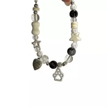 Модный акриловый женский браслет в этническом стиле, браслет с бусинами Будды, женский акриловый браслет, ювелирное изделие