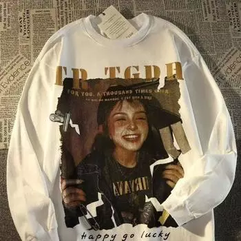 Модный американский Ins Niche Design Красивый свитер-пуловер Американский ретро Y2K High Street Мужской свитер с длинными рукавами S белый