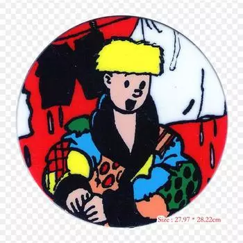 Модный аксессуар Het Jampuddingspook, молочные колпачки, термопереносная печать, виниловые нашивки, наклейки для одежды, аппликации «сделай сам», моющиеся нашивки