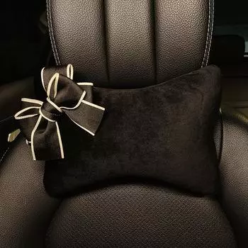 Модный бант универсальный подголовник для автомобильного сиденья подушка для шеи авто поддержка талии принадлежности ремень безопасности автомобильные аксессуары интерьер для женщин