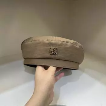 Модный берет с металлическими буквами и восьмиугольной головкой, модная шляпа-берет, женская однотонная повседневная осенняя кепка, винтажная простая шляпа художника, женская Adult