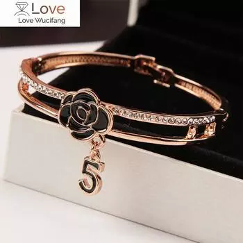 Модный браслет Camellia Cc Bangle Vintage Summer Woman Number 5 Браслеты Роскошные ювелирные изделия