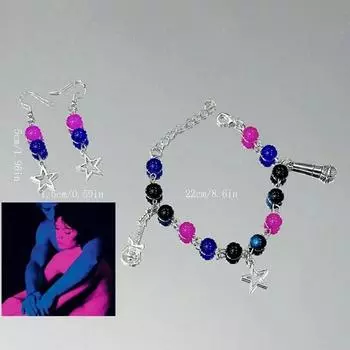 Модный браслет из бисера со звездами, одинаковые браслеты для девочек, Y2k, эстетика, вечерние ювелирные аксессуары, подарки