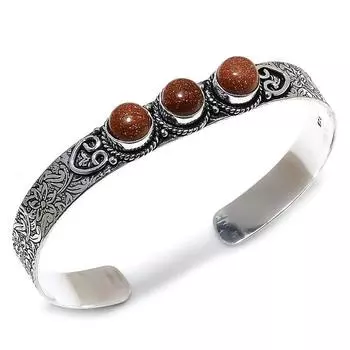 Модный браслет из солнечного камня с драгоценным камнем, оптовая партия, ювелирные изделия с серебряным покрытием 925 пробы 7-8 красный