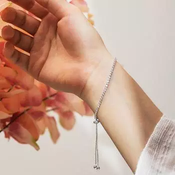 Модный браслет Кристаллический браслет чёрный