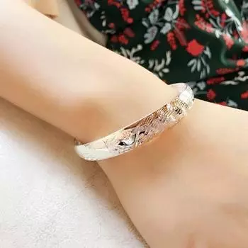 Модный браслет-манжета из стерлингового серебра 925 пробы с изображением животных, регулируемый очаровательный браслет для девочек, свадебные украшения, подарки