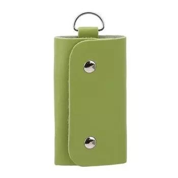 Модный брелок для ключей, автомобильные аксессуары, кошелек для ключей, унисекс, сумка-брелок с отделением для ключей, изысканные элегантные женские универсальные ювелирные изделия One Size зелёный