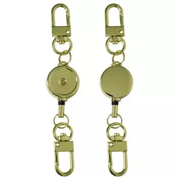 Модный брелок из сплава, практичный, легко тянущийся, веревка с пряжкой, эластичный брелок для ключей, выдвижные кольца для ключей, аксессуары для медсестры