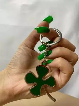 Модный брелок креативный мужской и женский брелок-подвеска One Size зелёный
