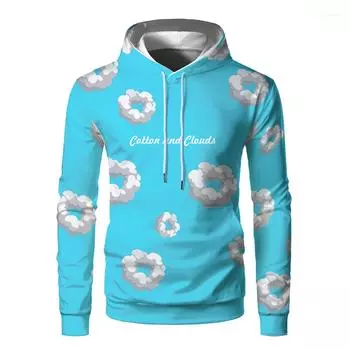 Модный бренд Foam Printed Hoodie Ceiba Loose Y2K Hip Hop Street Pullover Men Women Casual Harajuku Long Sleeve Streetwear S