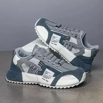 Модный бренд теннис мужские повседневные кроссовки из искусственной кожи мужские туфли на танкетке весна-лето дышащие кроссовки мужские кроссовки для спортзала бег 40