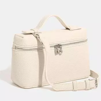 Модный бренд, высококачественная версия, маленькая сумка для риса, женская летняя портативная сумка через плечо, универсальная сумка-мессенджер белый