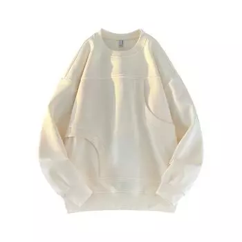 Модный брендовый свитшот с круглым вырезом для женщин, весна и осень, повседневный свободный корейский стиль, модные ленивые топы и куртки с длинными рукавами M