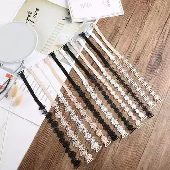 Модный бюстгальтер на бретельках, женские кружевные регулируемые аксессуары с цветочным принтом, сексуальное нижнее белье, удобные ремни M