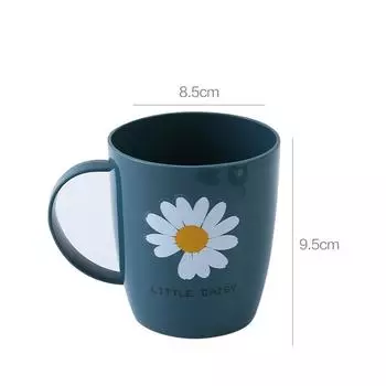 Модный бытовой держатель для зубных щеток, креативный милый подарок для пары, простая чашка для чистки зубов, чашка для мытья, пластиковая студенческая... Blue