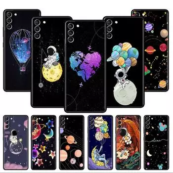 Модный чехол-астронавт для Samsung Galaxy S22 S21 S20 FE S10 S9 Plus S8 Note 20 Ultra 10 Plus, мягкий чехол для телефона Samsung S21 5G