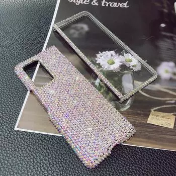 Модный чехол Diy Full Bling Ab Crystal Diamond для Samsung Galaxy Z Flip Zflip 3 4 Z Fold 2 3 4 W21 5g Роскошный блестящий чехол для телефона for Z Flip (5G)