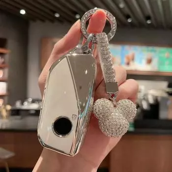 Модный чехол для автомобильного ключа из ТПУ, защитный чехол для брелока BMW 7 серии X1 U11 i7 X7 G70 G07 G81 LCI iX I20 G81 G09 XM U06 M3 2023