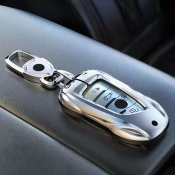 Модный чехол для автомобильного ключа из цинкового сплава, защитная оболочка для BMW 1 3 5 6 7 серии X1 X3 X4 X5 X6 X7 F15 F16 F18 F20 F25 F30 F48 G11