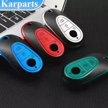 Модный чехол для дистанционного ключа из ТПУ для Mercedes Benz CE Class W223 W206 C260 C300 S450 S500 S400, протектор, аксессуары без ключа красный