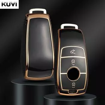 Модный чехол для дистанционного ключа из ТПУ для Mercedes Benz ACESG Class GLC CLE CLA GLB GLS W177 W205 W213 W222 X167 AMG белый