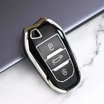 Модный чехол для дистанционного ключа из ТПУ для Peugeot 308 408 508 2008 3008 4008 5008 для Citroen C4 C4L C6 C3-XR Picasso DS3 DS4 DS5 аксессуары key case белый