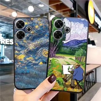 Модный чехол для iPhone Samsung A55 A35 M34 S24 Xiaomi Redmi 13 Pro 14C Huawei Honor противоударный бампер для телефона черный матовый TPU антицарапающееся полное покрытие Samsung Galaxy S20 FE