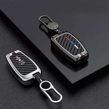 Модный чехол для ключей из сплава с полным покрытием для Toyota Prius Camry Corolla CHR C-HR RAV4 Land Cruiser Prado, брелок для ключей, аксессуары