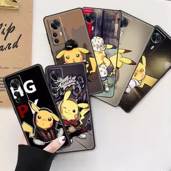 Модный чехол для телефона Pikachus Baby Dream для Xiaomi Mi 13 13Pro 12X 12 11 11T 11i 10T 10 Pro Lite Ultra 5G 9T 8 черный Mi A3(CC9E)