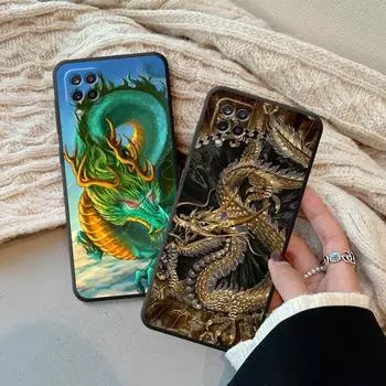 Модный чехол для телефона с китайским тигром и драконом для Samsung Galaxy A10s A20e A70 A54 A34 A02 A01 A02s A40 A03s A04s A03 Core A04 Samsung A10