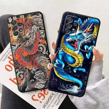 Модный чехол для телефона с китайским тигром и драконом для Samsung Galaxy A50 A20e A70 A54 A34 A40 A10s A10 A02 A01 A02s A03 Core A04, чехол Samsung A10