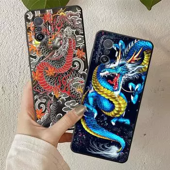 Модный чехол для телефона с китайским тигром и драконом для Samsung Galaxy Note 20 Ultra 10 Plus 8 9 S22 S21 S23 5g S20, силиконовый чехол Funda Samsung Note 20