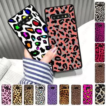 Модный чехол для телефона с леопардовым принтом животных для samsung galaxy s10 s20fe s9 s30 s20ultra s21plus note9 note10plus note20 ultra Coque Galaxy S9