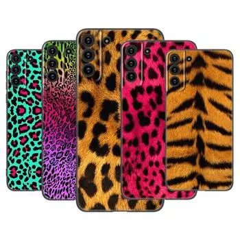 Модный чехол для телефона с тигровым леопардовым принтом и пантерой для Samsung Galaxy S22 Pro S21 S20 Ultra FE S10 Lite 5G S10E S9 S8 Plus Samsung S22 Ultra